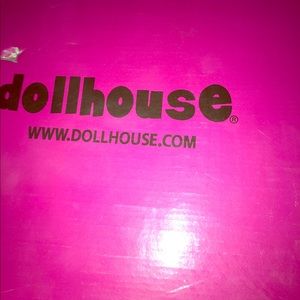 Knee High DollHouse brown high heel boots